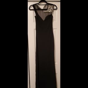 Black dress with jewels